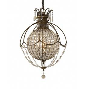 Lampa wisząca Bellini FE/BELLINI3 Feiss kulista oprawa w dekoracyjnym stylu
