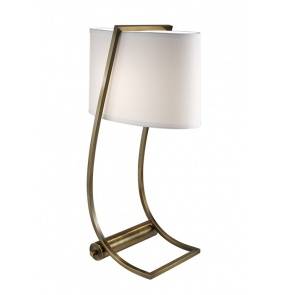 Lampa biurkowa Lex Bali Bronze FE/LEX TL BB Feiss funkcjonalna oprawa w kolorze mosiądzu