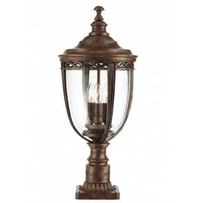 Lampa stojąca zewnętrzna English Bridle FE/EB3/L BRB Feiss klasyczna oprawa w kolorze brązu