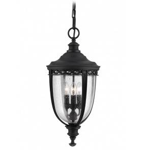 Lampa wisząca zewnętrzna English Bridle FE/EB8/L BLK Feiss czarna dekoracyjna oprawa w klasycznym stylu