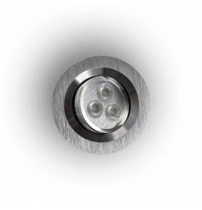 Oprawa wpuszczana Pio LED Allumino OR83736 Orlicki Design okrągła oprawa w kolorze aluminiowym