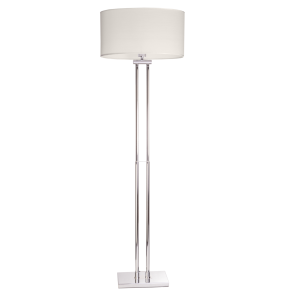 Lampa podłogowa Athens F01451WH CR COSMOLight biała oprawa w stylu nowoczesnym