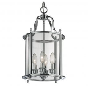 Lampa wisząca New York P04550CH COSMOLight srebrna oprawa w stylu nowoczesnym