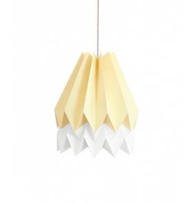 Lampa wisząca Stripe Pale Yellow/Polar White Orikomi żółto-biała oprawa w dekoracyjnym stylu