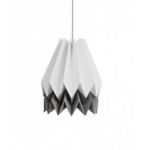 Lampa wisząca Stripe Light Grey/Alpine Grey Orikomi szara oprawa w dekoracyjnym stylu