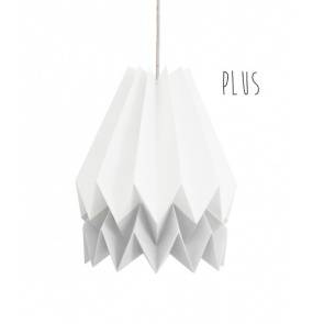 Lampa wisząca Plus Polar White/Light Grey Orikomi biało-szara oprawa w dekoracyjnym stylu