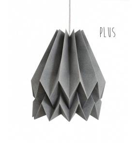 Lampa wisząca Plus Alpine Grey Orikomi ciemnoszara oprawa w dekoracyjnym stylu
