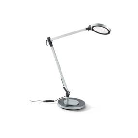 Lampa biurkowa Futura TL1 204895 Ideal Lux nowoczesna oprawa stołowa w kolorze aluminium