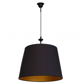 Lampa wisząca CHOCCO 933G Aldex pojedyncza czarna oprawa w minimalistycznym stylu