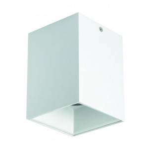 Plafon TUBA SQUARE NERO WHITE 1L C1244-1L WH Auhilon lampa sufitowa w kolorze białym