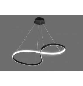 Lampa wisząca SENSO P8560-67 Auhilon nowoczesna oprawa świetlna w kolorze czarnym