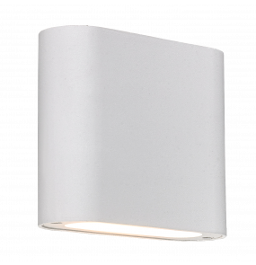 Kinkiet zewnętrzny Sapri LP-1556/1W WH Light Prestige biała lampa ścienna w stylu minimalistycznym