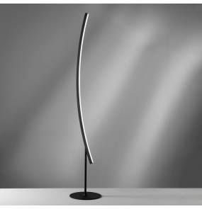 Lampa podłogowa Bow 0041.50.NE  VIVIDA International nowoczesna niezwykła lampa podłogowa czarna | LED