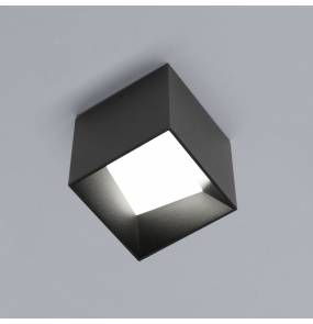 Plafon Cube 0006.20.NE VIVIDA International minimalistyczny plafon w kolorze czarnym| LED |
