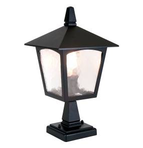 Zewnętrzna lampa stojąca YORK BL7-BLACK oprawa w kolorze czarnym ELSTEAD LIGHTING