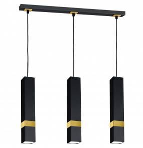 Lampa wisząca VIDAR BLACK/GOLD 3xGU10