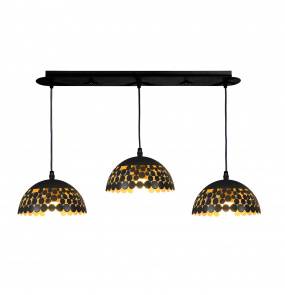 Lampa wisząca LISA BLACK 3xE27