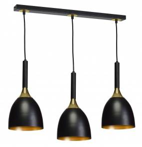 Lampa wisząca CLARK BLACK/GOLD 3xE27