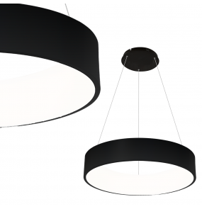 Lampa wisząca OHIO BLACK 24W LED