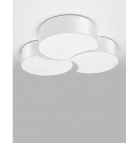 Plafon CIRCLE 3B SL.1052 Sollux Lighting biały nowoczesny