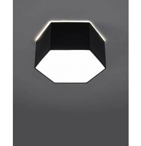 Plafon SUNDE 13 SL.1060 Sollux Lighting geometryczna oprawa w kolorze czarnym