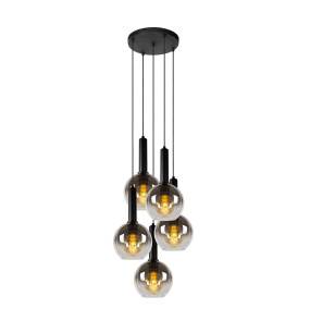 Lampa wisząca MARIUS 45402/15/30 oprawa w kolorze czarnym LUCIDE