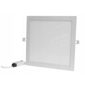 PANEL LED PODTYNKOWY PLAFON SUFITOWY KWADRAT 24W B.ZIMNA