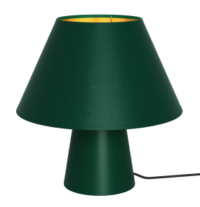 Lampka nocna FIFI MLP8883 oprawa w kolorze zielonym z elementami złota MILAGRO