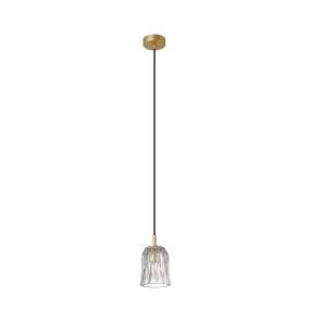 Lampa wisząca TAZZA P0590-01A-V7AC oprawa w kolorze złotym ZUMA LINE