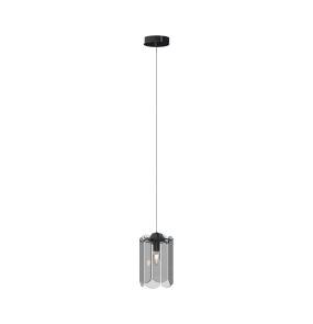 Lampa wisząca NIRA MD3523-1-EBCN oprawa w kolorze czarnym ZUMA LINE