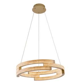 Lampa wisząca ring TARJA LP-1810/1P GD oprawa w kolorze złotym LIGHT PRESTIGE