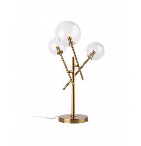 Lampa stołowa Lollipop T0035 MAXlight nowoczesna oprawa w kolorze mosiądzu