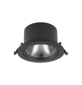 Oprawa wpuszczana EGINA LED 15W 10557 oprawa w kolorze czarnym NOWODVORSKI LIGHTING