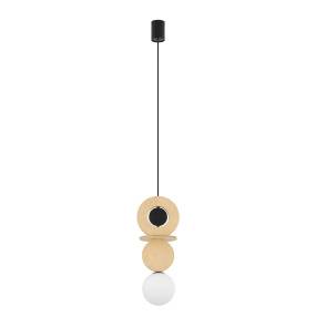 Lampa wisząca DROPS WOOD A 11173 oprawa w kolorze drewnopodobnym NOWODVORSKI LIGHTING