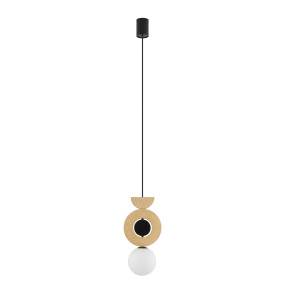 Lampa wisząca DROPS WOOD B 11174 oprawa w kolorze drewnopodbnym NOWODVORSKI LIGHTING