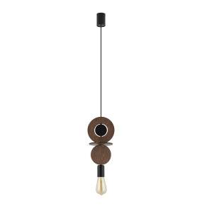 Lampa wisząca DROPS WOOD C 11175 oprawa w kolorze drewnopodbnym NWOODVORSKI LIGHTING