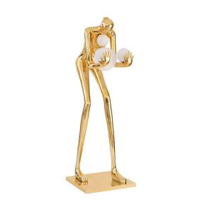 Lampa podłogowa WOMAN DN433-F gold oprawa w kolorze złotym Step Into Design