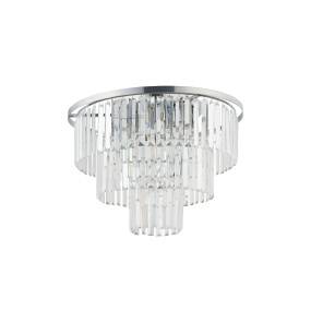 Plafon CRISTAL M 7628 oprawa w kolorze srebrnym NOWODVORSKI LIGHTING