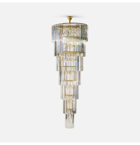 Lampa wisząca LUXE 18006-69 oprawa w kolorze złotym ZUMA LINE