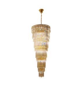 Lampa wisząca LUXE 19002/40-GLD oprawa w kolorze złotym ZUMA LINE