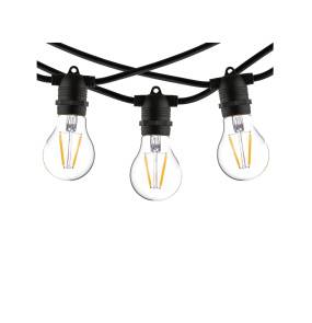 Girlanda ogrodowa FESTOON LIGHTS 7872 oprawa w kolorze czarnym NOWODVORSKI LIGHTING