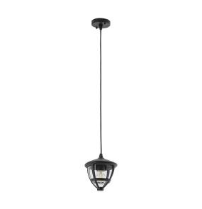 Zewnętrzna lampa wisząca AMELIA BL CG 10496 oprawa w kolorze czarnym