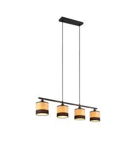 Lampa wisząca BOLZANO R31664032 oprawa w kolorze czarnym RL