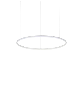 Lampa wisząca HULAHOOP 258775 oprawa w kolorze białym IDEAL LUX