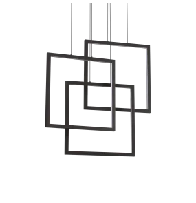 Lampa wisząca FRAME 253596 oprawa w kolorze białym lub czarnym IDEAL LUX