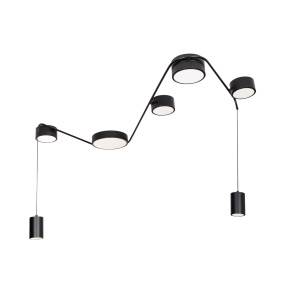 Lampa sufitowa ZUMAIA C0249 oprawa w kolorze czarnym MAXLIGHT