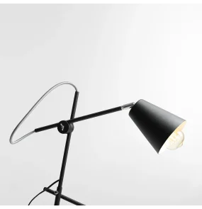 Lampa biurkowa ARTE TABLE 1008B1 nowoczesna oprawa w kolorze czarnym ALDEX