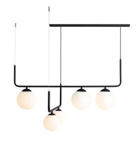 Lampa wisząca ARTEMIDA 5 1060F1 modernistyczna oprawa w kolorze czarnym ALDEX