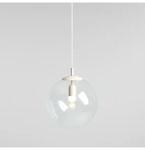 Lampa wisząca GLOBE CREAM 562G9 minimalistyczna oprawa w kolorze kremowym ALDEX