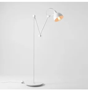 Lampa podłogowa AIDA FLOOR 814A designerska oprawa w kolorze białym ALDEX